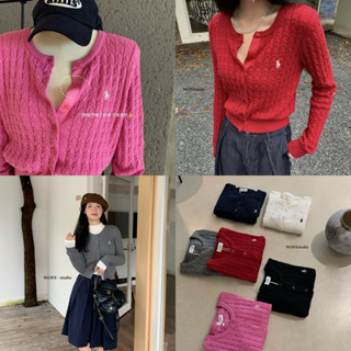 LEMONA x WGWE - Áo Len Mongtoghi Dài Tay Thêu Ngựa Cài Cúc W6959#