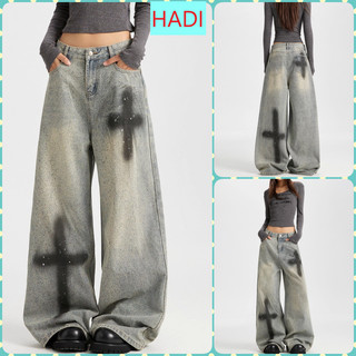   ORTD5831  QUẦN JEANS ỐNG RỘNG NỮ LƯNG CAO CHỮ THẬP ĐEN TRƯỚC SAU MÀU XÁM BỤI NHẠT LAI CUỐN SIÊU HOT HIT 