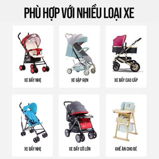Chiếu mây điều hoà lót xe đẩy cho bé