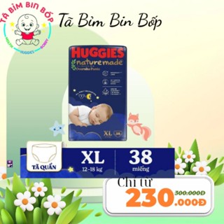  Tã quần Huggies nature made bản night Xl Xxl 
