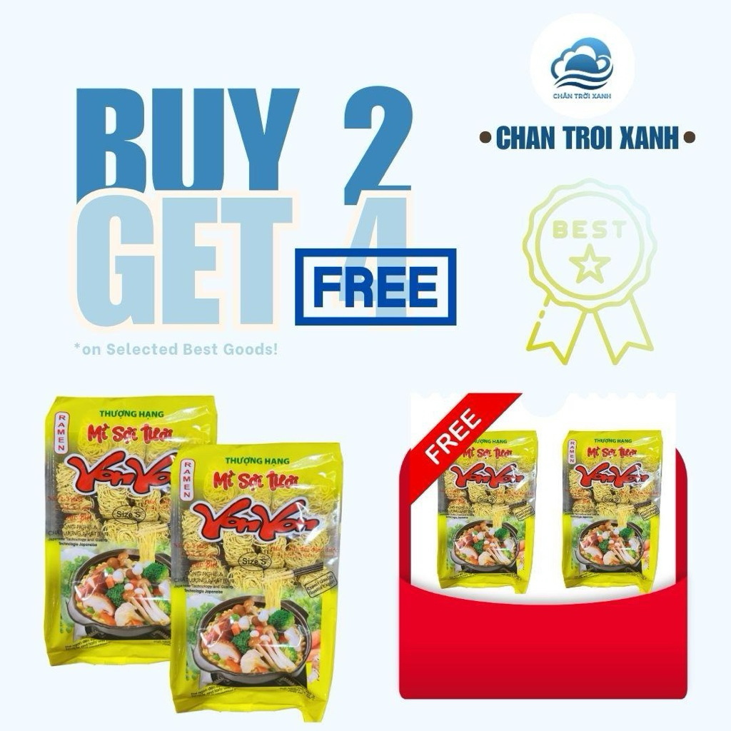 [COMBO 2] tặng 2 Mì Ramen YonYon 480G tươi thượng hạng - Hương Xưa