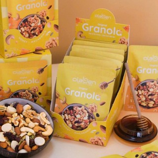  Hộp 500gr Granola OLABEN NUTRITION - Ngũ Cốc Dinh Dưỡng Truyền Thống - Gồm 10 Túi Nhỏ 50g 