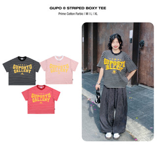 Áo Thun Sọc Boxy GUPO In Trame Form Rộng Local Brand Nam Nữ - TSOC01