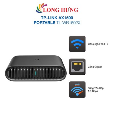 Router đi động Wifi 6 TP-Link AX1500 Portable TL-WR1502X - Hàng chính hãng
