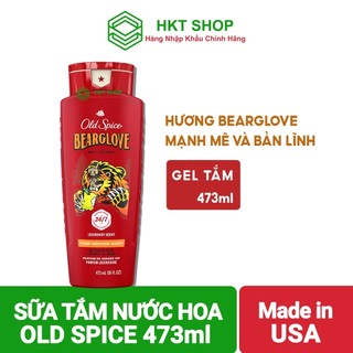  Sữa tắm Old Spice Bearglove 473ml - Nhập khẩu từ Mỹ giá tốt 