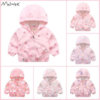  BST áo khoác gió bé gái 2 lớp chống nước hoạ tiết đáng yêu Bear Malwee cho bé từ 2-7 tuổi TL10 p1 