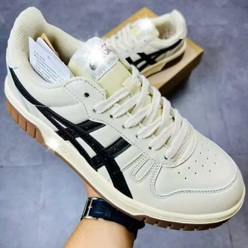 Giày Thể Thao Asics Court MZ đế nâu
