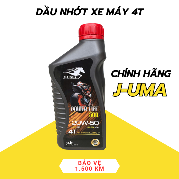 Dầu Nhớt Xe Máy Chính Hãng J-UMA Cao Cấp Dành Cho Xe Ga, Xe Số