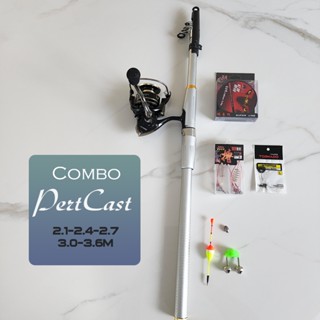  Combo Cần Câu Máy PertCast + Máy AC5000 | Cần Cacbon Siêu Bền | Bộ Câu Lăng Xê Câu Lục | Tặng Kèm Full Phụ Kiện 
