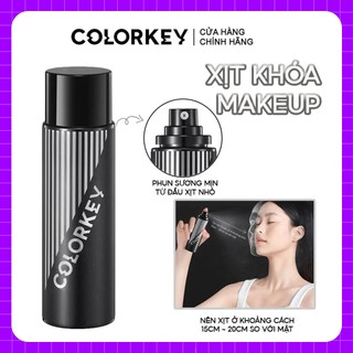  Xịt Khóa Nền COLORKEY Kiểm Soát Kiềm Dầu Hỗ Trợ Cấp Ẩm Cho Lớp Nền Lâu Trôi Tự Nhiên Thoáng 100m 