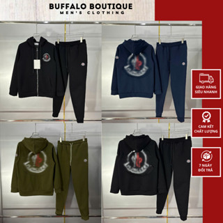 Bộ Quần Áo Hoodie Nam Mon C Lơ In Logo Hình Nón Siêu Chất - Bộ Nỉ Hoodie Nam Nữ In Logo Sau Lưng Siêu Đẹp