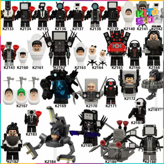  Đồ Chơi Speaker TV Skibidi Toilet Nhân Vật TVMan Clock KDL844 Toy Mô Hình 