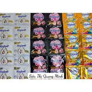  Dây 12 Gói Nước Xả Vải Đậm Đặc Làm Mềm Vải Hygiene x 20ml 