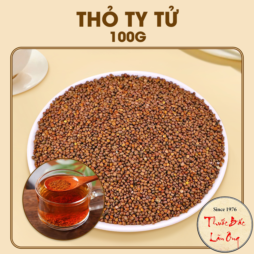 Thỏ ty tử khô 100g, hạt thỏ ty tử, thơm, sạch, không lẫn tạp chất - Lãn Ông