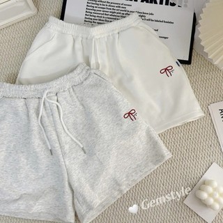  QUẦN SHORT NỈ NƠ RIBBON MỚI ,quần đùi nữ thu đông cạp chun dây rút thời trang dưới 60kg 
