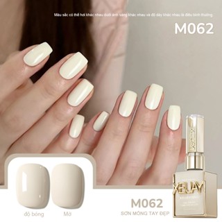  XEIJAYI 15ml Sơn móng tay dạng gel màu trắng sữa chua cao cấp mới bền màu thích hợp cho tiệm làm móng và phụ nữ 