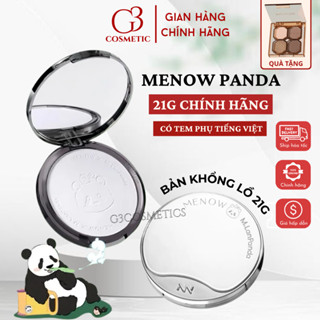 Phấn phủ gấu trúc khổng lồ kiềm dầu 21G, giữ tone vượt trội MENOW PANDA Velvet Mist Complexi