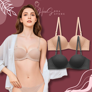 Áo Lót Nữ Nâng Ngực Có Gọng Đệm Dày 2Cm, Áo Cúp Ngực 2 Dây Nâng Ngực Tạo Khe HeeS6001