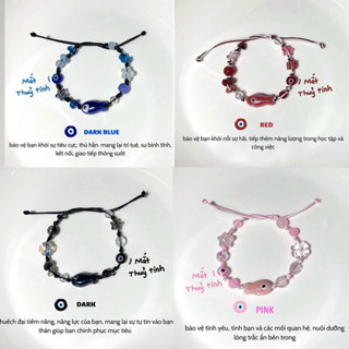  Vòng tay Evil eye vòng tay cá mắt quỷ handmade 