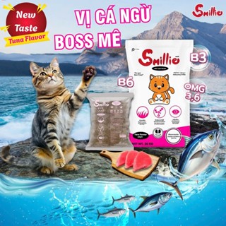 Thức ăn hạt cho mèo SMILLIE 1kg, thức ăn hạt khô dinh dưỡng cho mèo cho mèo trưởng thành