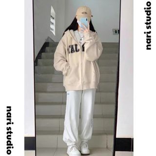 Áo khoác hoodie nam nữ có mũ, Áo nỉ bông unisex mặc cặp đôi dáng rộng nhiều màu chất dày dặn HD51