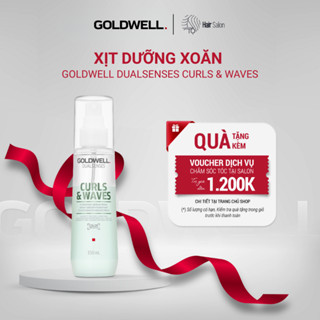 Xịt Dưỡng Xoăn Goldwell Curls & Waves - Cấp Ẩm Sâu, Giữ Lọn Xoăn Vào Nếp, Tóc Bồng Bềnh 150ml