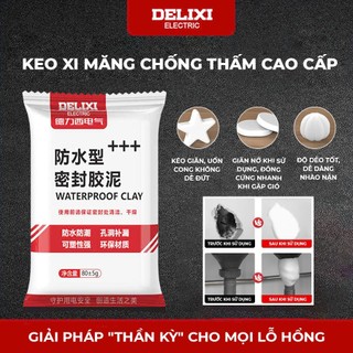  Keo Chống Thấm Delixi Bịt Lỗ Điều Hòa Xi Măng Dẻo Giảm Tiếng Ồn Keo Bùn Chống Côn Trùng Chống Chuột 