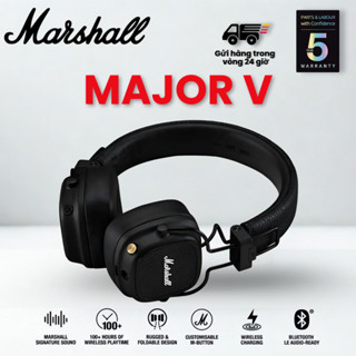  Tai Nghe Bluetooth Marshall Major V Chính Hãng | Chụp Tai Không Dây Âm Bass Mạnh Có Mic Gấp Gọn 