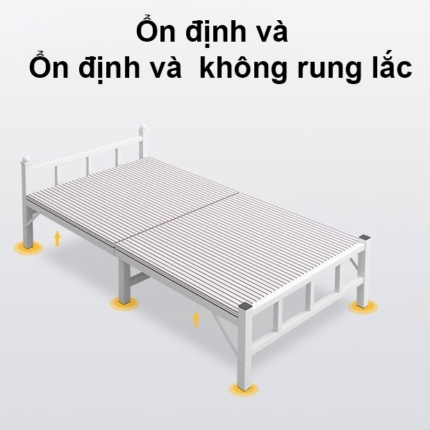 MY Giường gấp gọn Giường Gấp Gọn Cao Cấp Khung Thép 120cm x 190cm Sơn Tĩnh Điện Chịu Tải  400KG | BigBuy360 - bigbuy360.vn