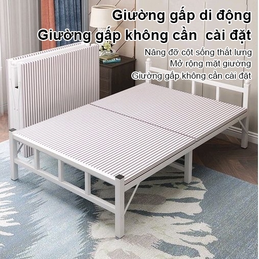 MY Giường gấp gọn Giường Gấp Gọn Cao Cấp Khung Thép 120cm x 190cm Sơn Tĩnh Điện Chịu Tải  400KG | BigBuy360 - bigbuy360.vn