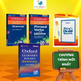 Sách - Combo từ điển Oxford Learner's Pocket (Từ Điển Anh-Anh): Phrasal verbs and idioms, Grammar, Dictionary - MCBooks