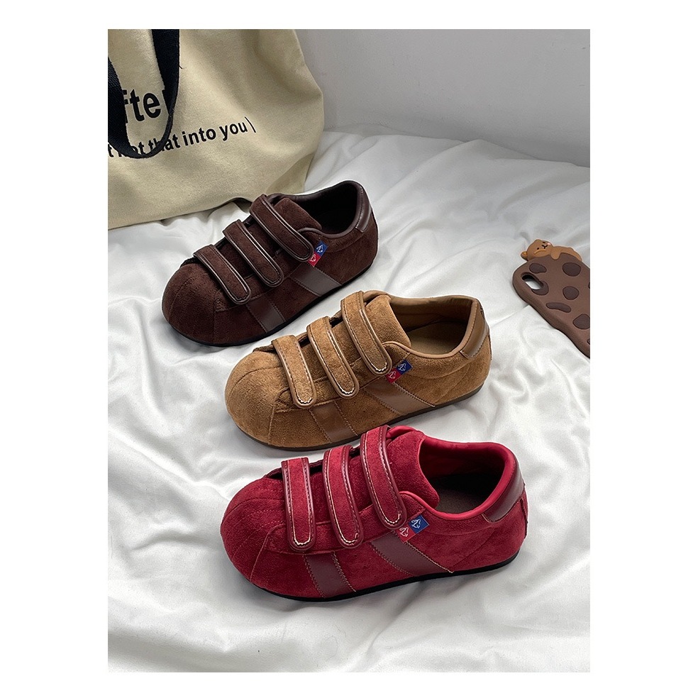 𝐁𝐥𝐚𝐮𝐞𝐁𝐥𝐮𝐦𝐞🦋:🐝 Mistery Bee Shoes 🐝 - Giày Da Lộn Velcro Ong Vàng