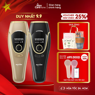  Máy triệt lông cao cấp tại nhà Maxcare M2 triệt băng lạnh dịu nhẹ toàn thân nách mặt bikini tay chân - BH 12 Tháng 