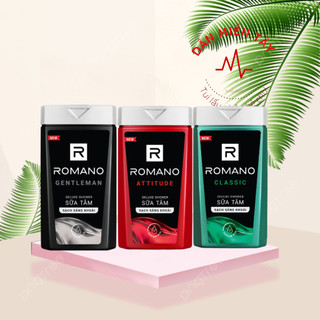  Sữa Tắm Romano 180g – Đủ Mùi Lựa Chọn Sạch Da Lưu Hương Nước Hoa Nam Tính 