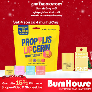   HÀNG CTY  Lọ son dưỡng môi keo ong CNP Laboratory Propolis Lipcerin 4,5ml 15ml Giúp dưỡng ẩm Môi 