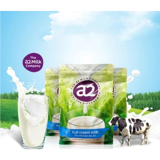 [Thùng 24 Hộp ] Sữa Tươi A2 Nguyên Kem 200ml, Sữa Bột Dinh Dưỡng Nguyên Kem A2 Của Úc 1Kg