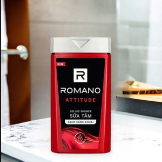 Sữa Tắm Romano 180g – Đủ Mùi Lựa Chọn, Sạch Da, Lưu Hương Nước Hoa Nam Tính