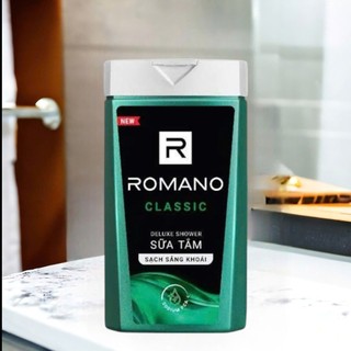Sữa Tắm Romano 180g – Đủ Mùi Lựa Chọn, Sạch Da, Lưu Hương Nước Hoa Nam Tính