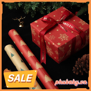 Giấy Gói Quà BST03 Nhiều Mẫu Giấy Làm Thủ Công Trang Trí Noel PBBSS206 