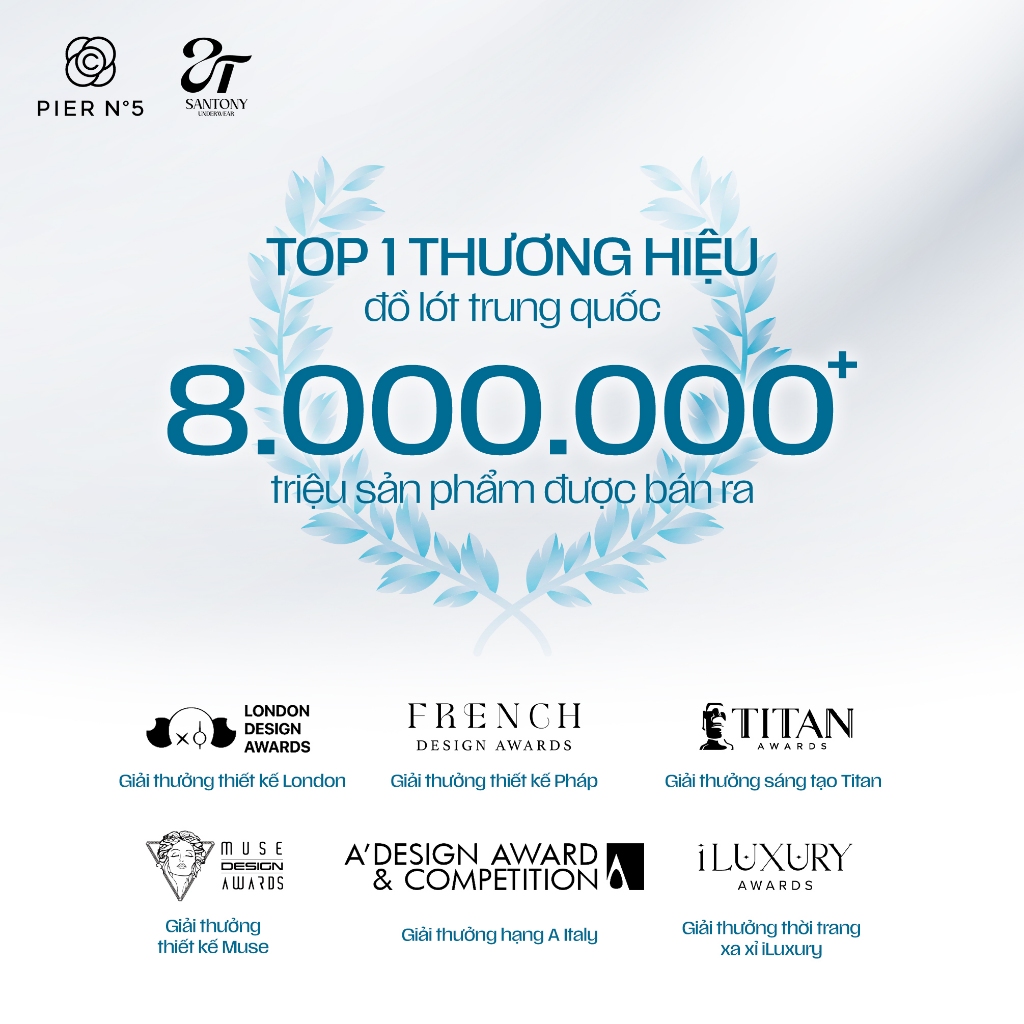 Áo Lót Thảo Mộc Công Thái Học Pier No5 Siêu Mỏng 15D, Thoáng Khí, Thoải Mái, Kháng Khuẩn 10A  - 5101 | BigBuy360 - bigbuy360.vn