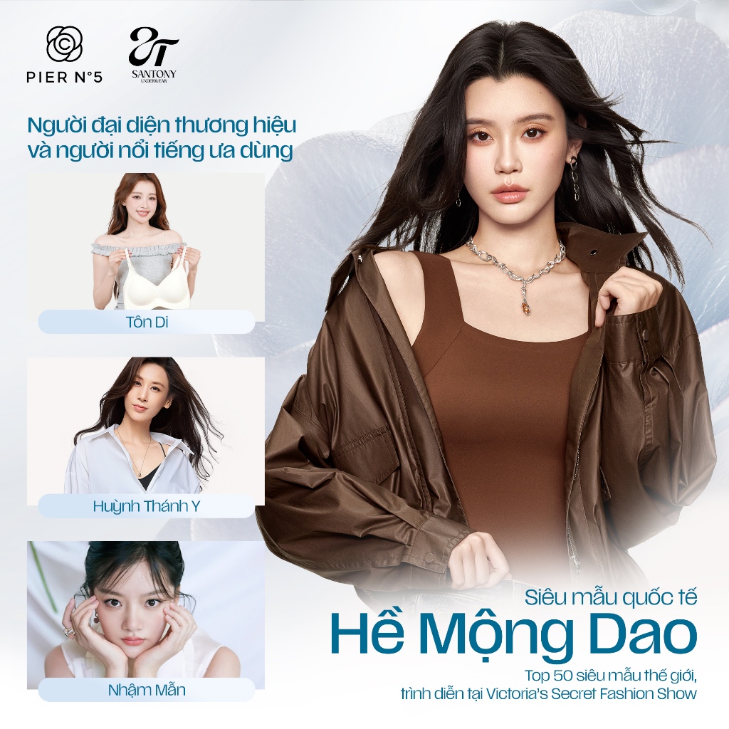 Áo Lót Thảo Mộc Công Thái Học Pier No5 Siêu Mỏng 15D, Thoáng Khí, Thoải Mái, Kháng Khuẩn 10A  - 5101 | BigBuy360 - bigbuy360.vn