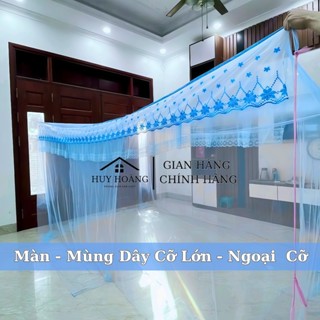 [ M2 Cỡ Lớn ] Màn / Mùng Dây Tuyn Thái Cỡ Lớn - Ngoại Cỡ Mắc Tay Nhiều Cỡ Lớn Từ 2m5 , 3m , 3m5 , 4m , 5m -Màn Huy Hoàng