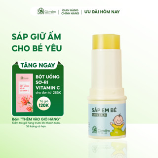  Sáp Giữ Ấm Cho Bé Tránh Cảm Giảm Ho Từ Tinh Dầu Tràm An Toàn Cỏ Mềm 4g 