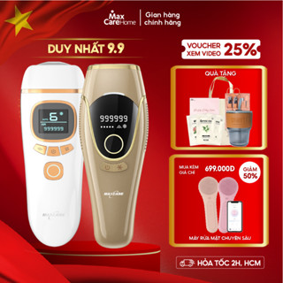  Máy triệt lông cầm tay mini triệt băng lạnh IPL Maxcare M2 cao cấp triệt toàn thân nách bikini tại nhà Bảo hành 12T. 