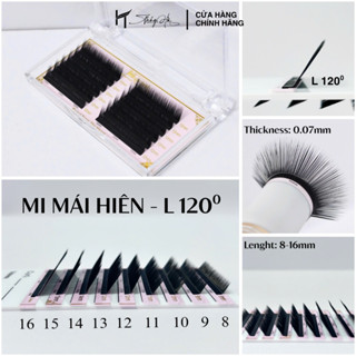 Mi Mái Hiên Douyin - Mi Trung Hoa Độ Cong L120°, 162° Sole 3 độ dài - Lông Mi Magiclash / Mi Thúy Hà