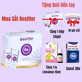 Sắt bầu hướng đích Bestifer Mom và canxi sinh học Bestical X cho mẹ bầu sau sinh hỗ trợ giảm thiếu máu do thiếu sắt