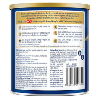 Sữa bột Abbott Ensure Gold 380G