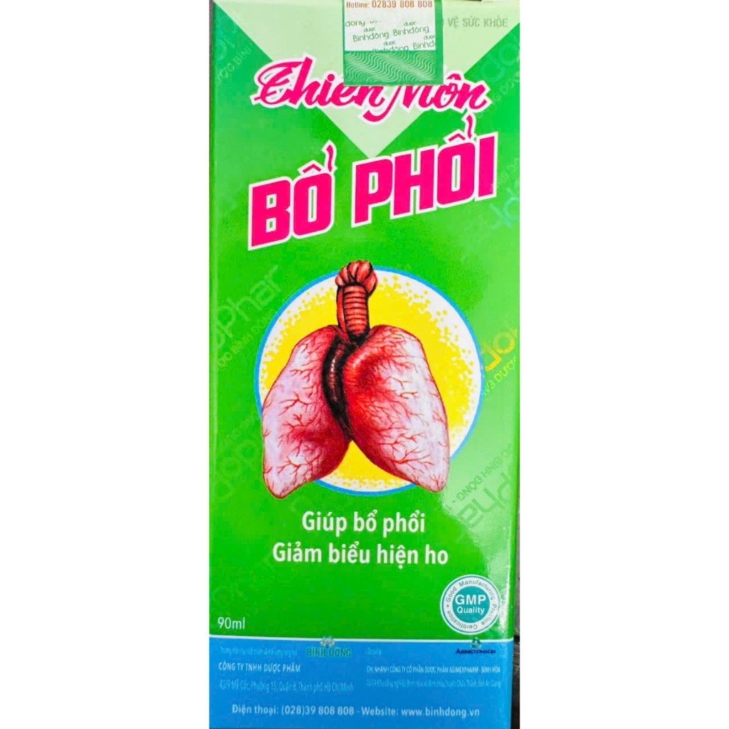 Thiên môn bổ phổi 90ml dành cho trẻ em hạn mới 2028