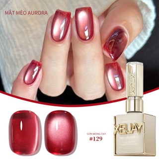  XEIJAYI 15ml Sơn móng tay dạng gel mắt mèo đỏ cổ điển mới bền màu siêu sáng thích hợp làm móng tay 