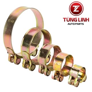 Đai Siết Đồng, Cùm siết ,quai nhê siết ống Loại Dày cao cấp (giá 1 cái)